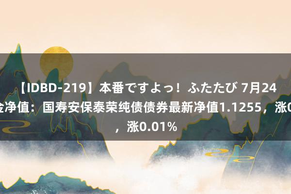 【IDBD-219】本番ですよっ！ふたたび 7月24日基金净值：国寿安保泰荣纯债债券最新净值1.12