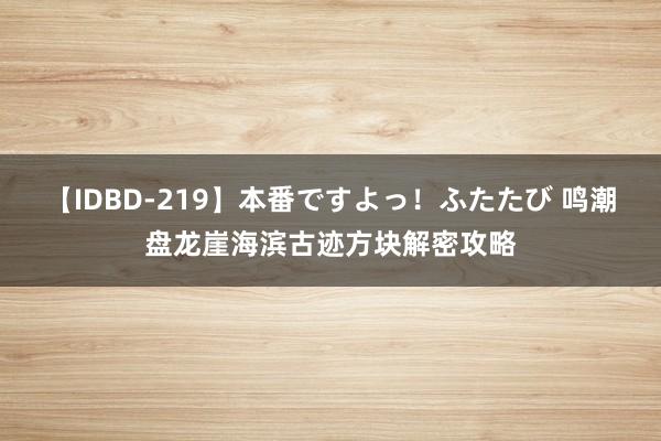 【IDBD-219】本番ですよっ！ふたたび 鸣潮盘龙崖海滨古迹方块解密攻略